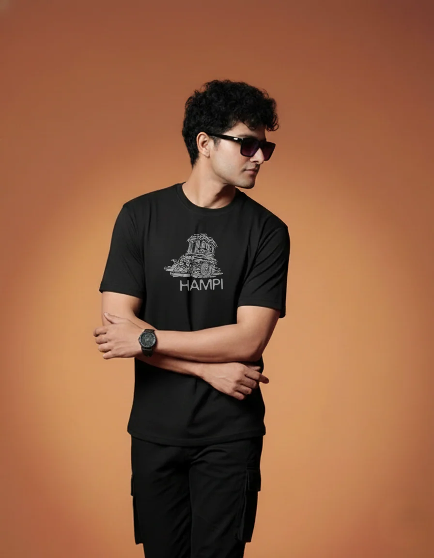 Men Printed Regular Cotton T-Shirt - Image 2
