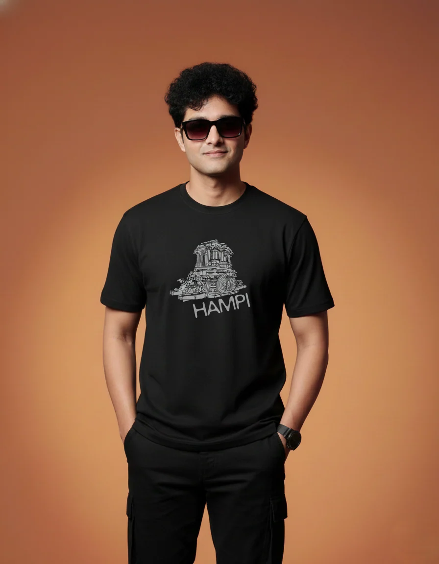 Men Printed Regular Cotton T-Shirt - Image 4