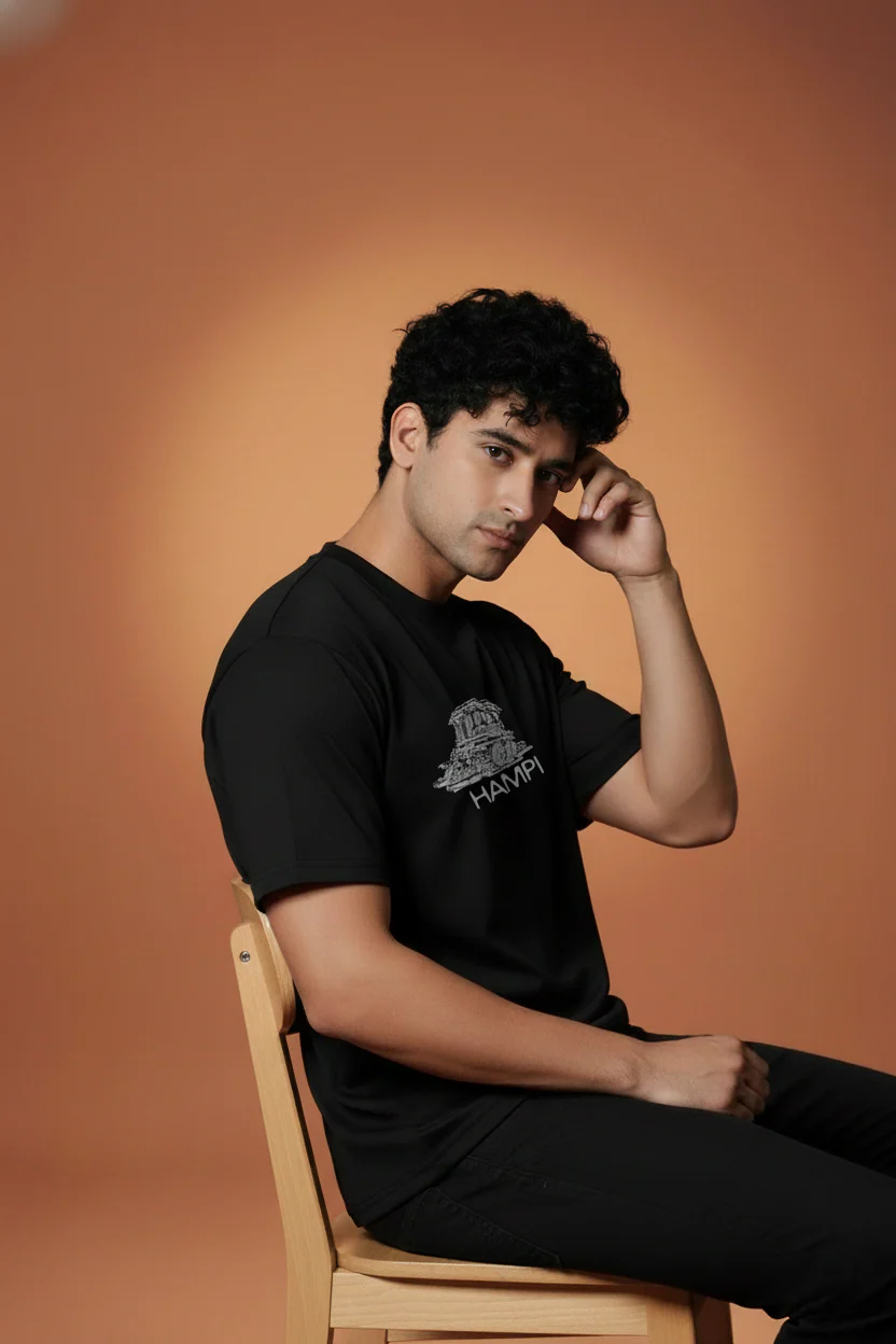 Men Printed Regular Cotton T-Shirt - Image 5