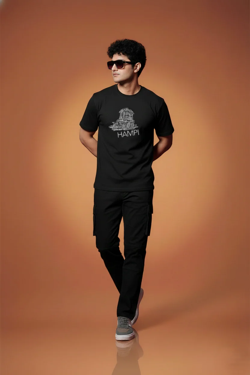 Men Printed Regular Cotton T-Shirt - Image 6