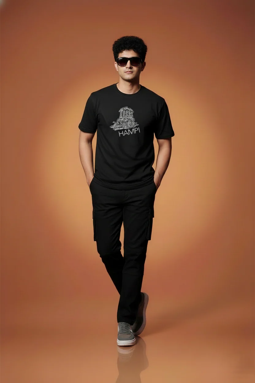 Men Printed Regular Cotton T-Shirt - Image 7