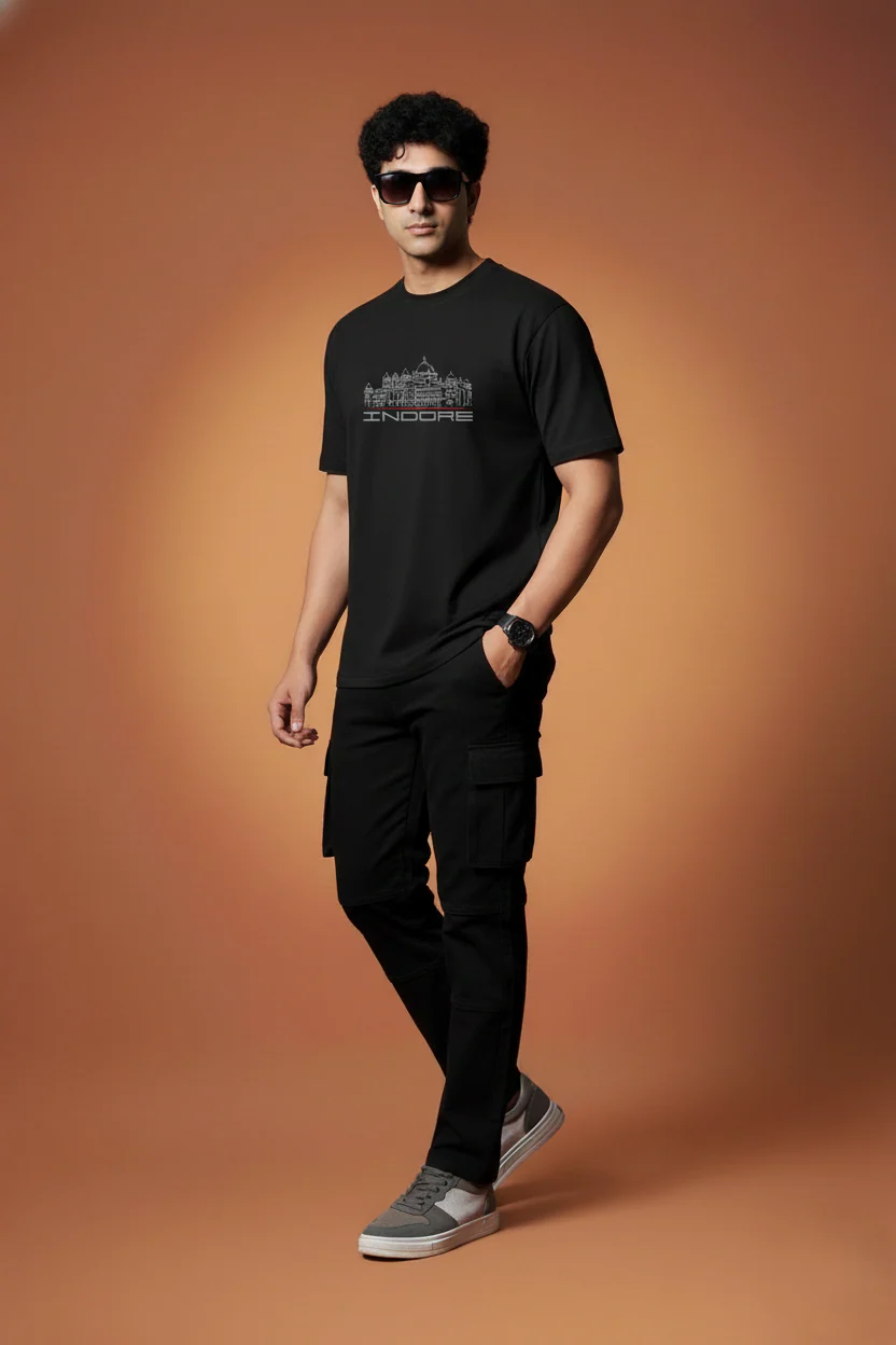 Men Printed Regular Cotton T-Shirt - Image 6