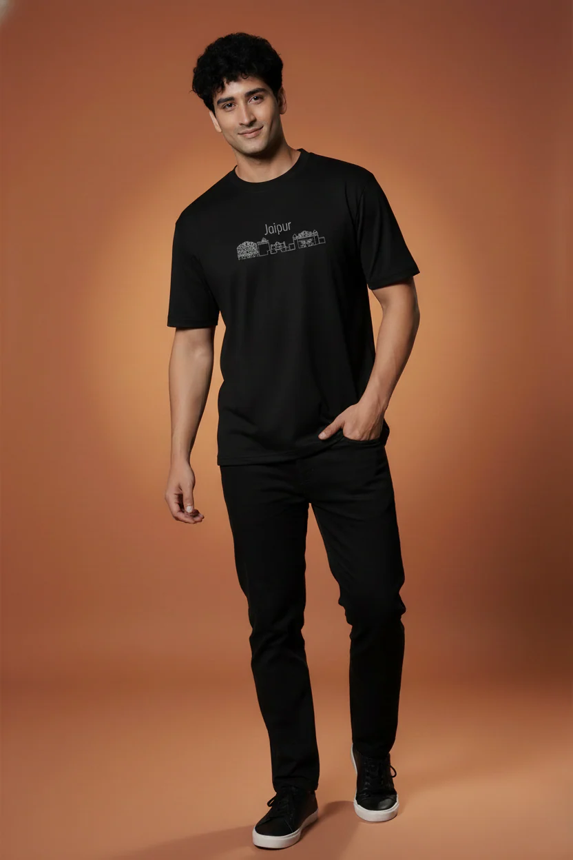 Men Printed Regular Cotton T-Shirt - Image 6
