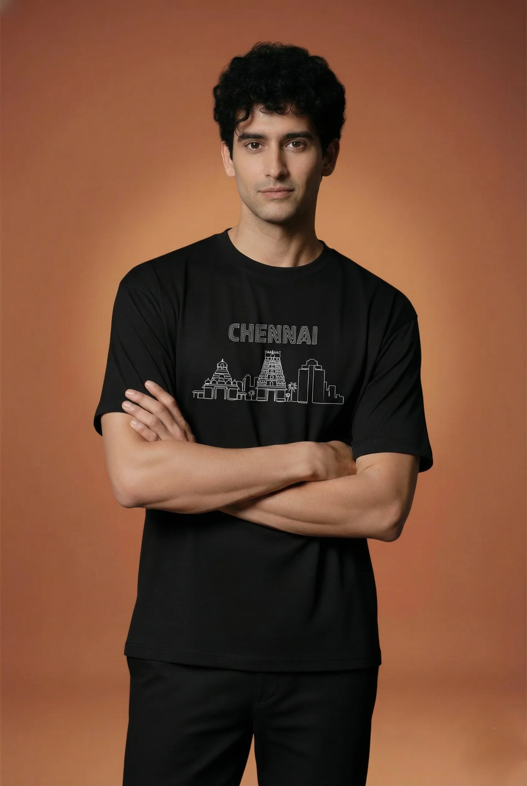 Men Printed Regular Cotton T-Shirt - Image 4