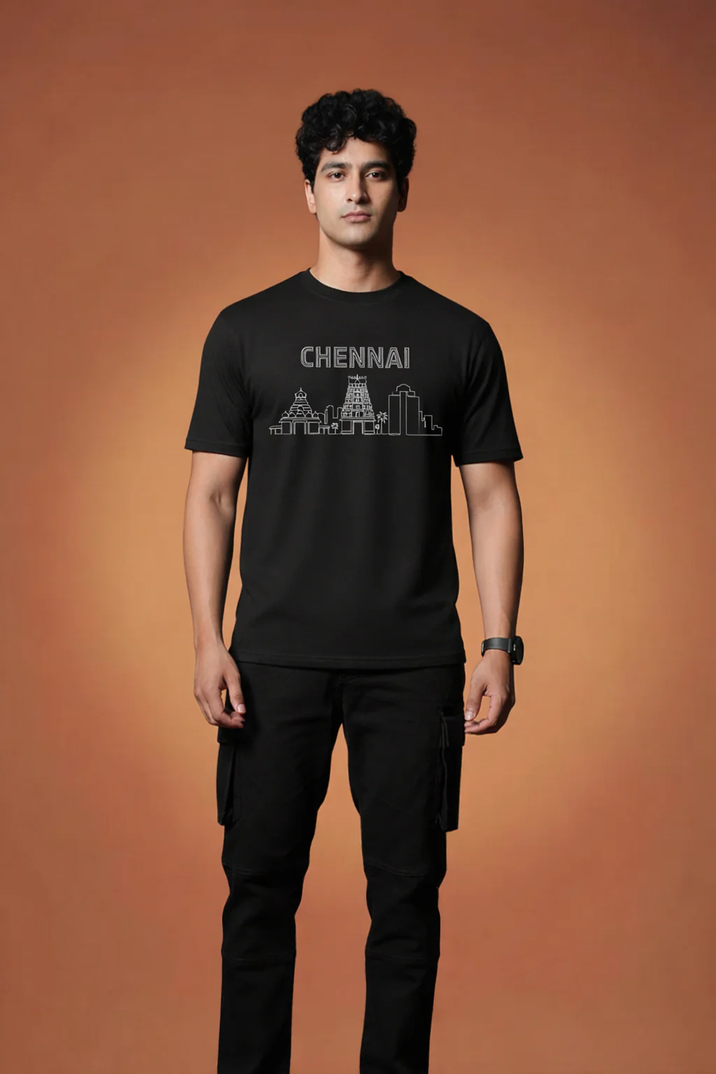Men Printed Regular Cotton T-Shirt - Image 6