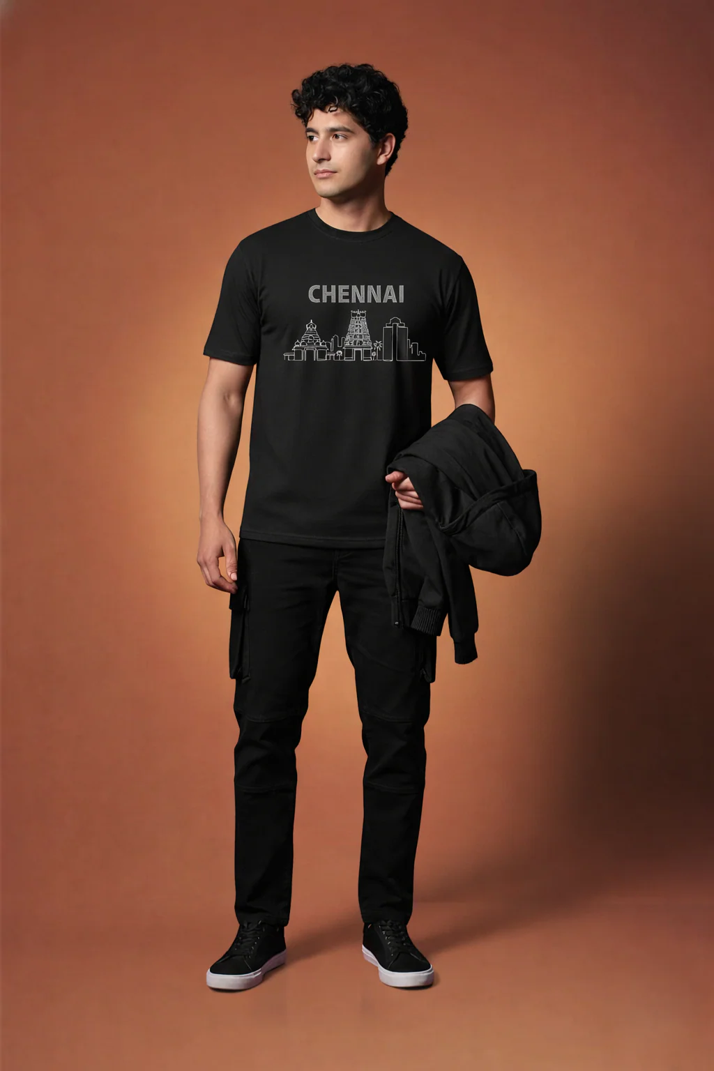 Men Printed Regular Cotton T-Shirt - Image 7