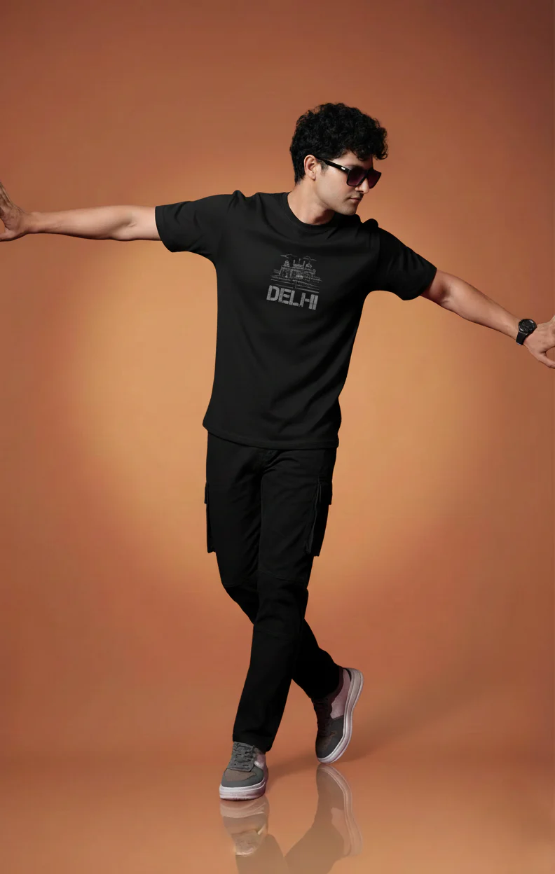 Men Printed Regular Cotton T-Shirt - Image 6