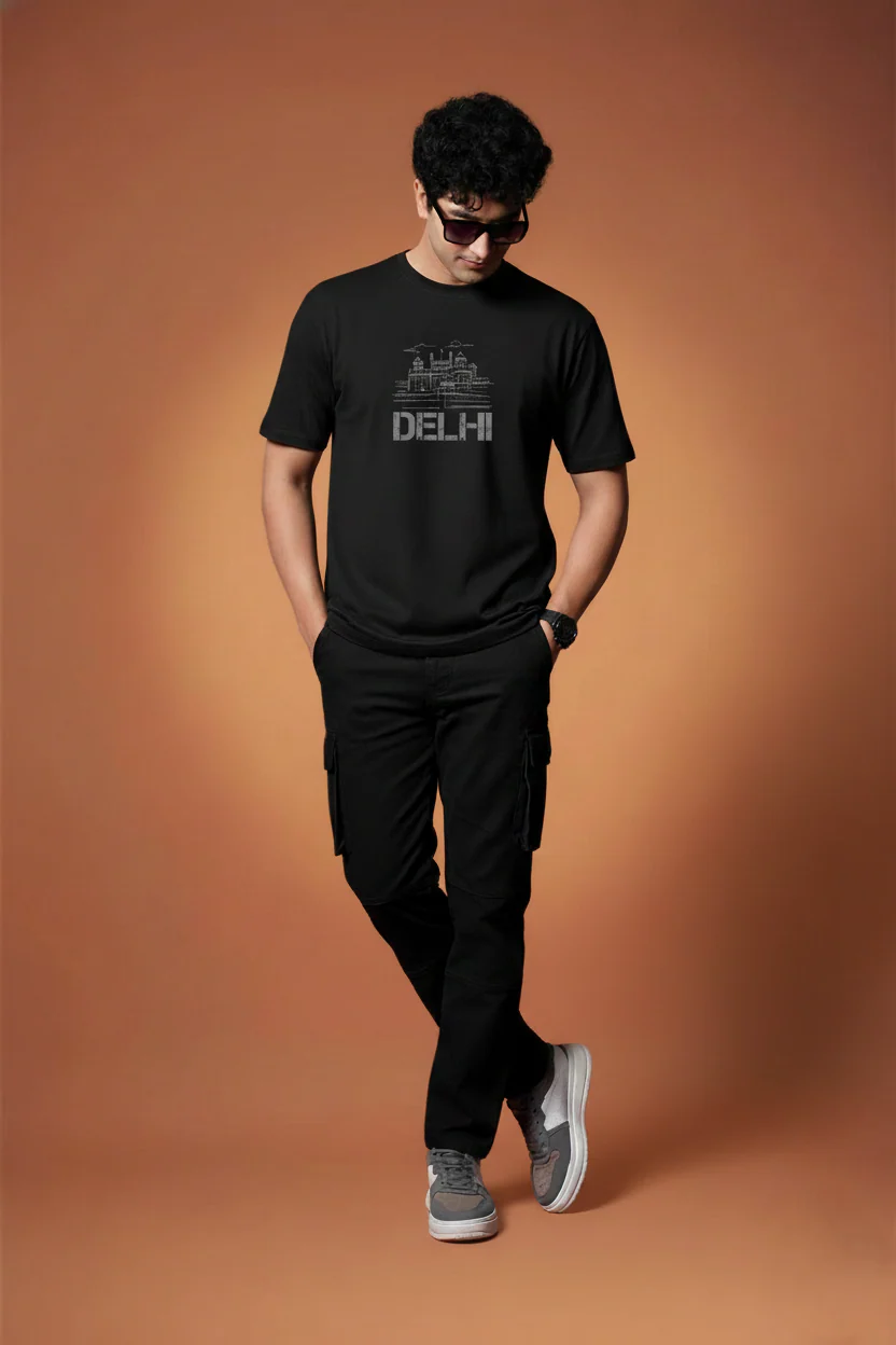 Men Printed Regular Cotton T-Shirt - Image 7