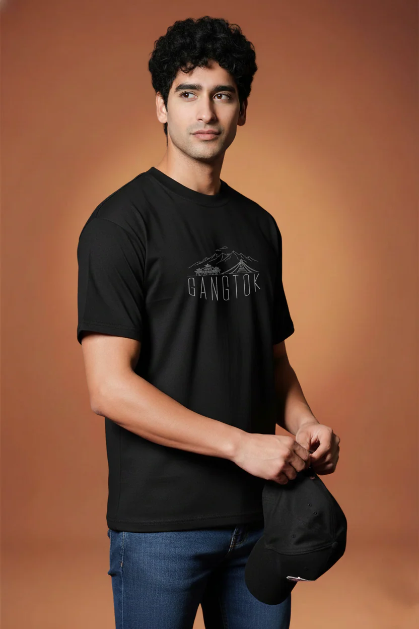 Men Printed Regular Cotton T-Shirt - Image 5