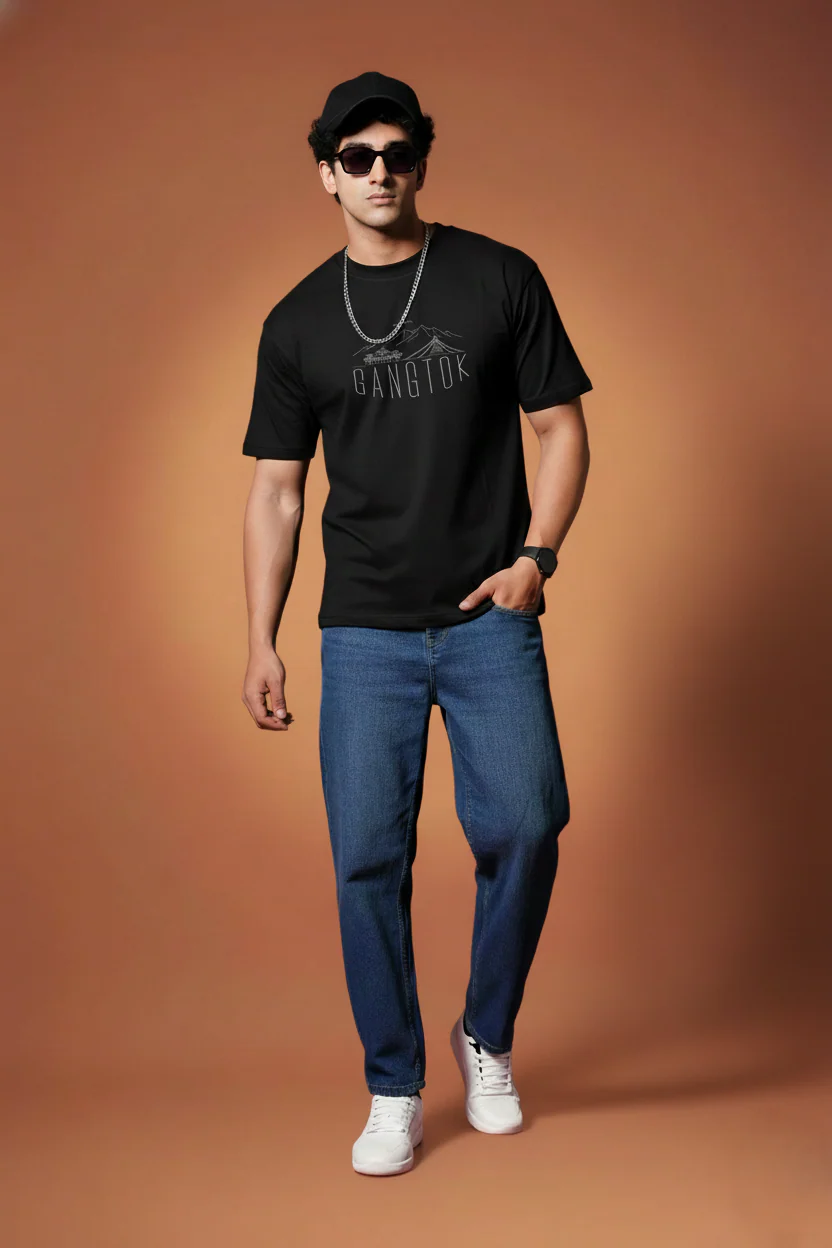 Men Printed Regular Cotton T-Shirt - Image 6