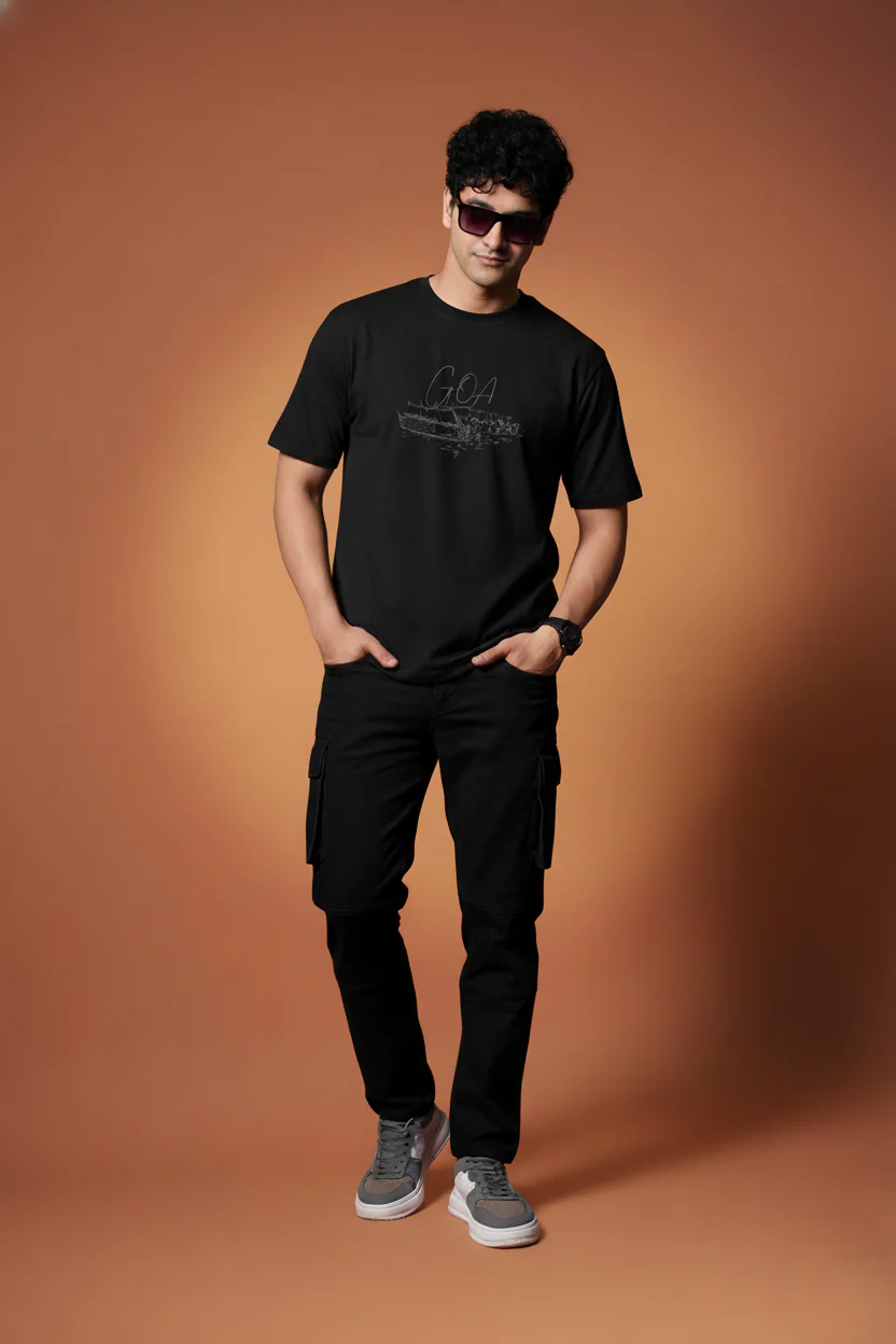 Men Printed Regular Cotton T-Shirt - Image 7