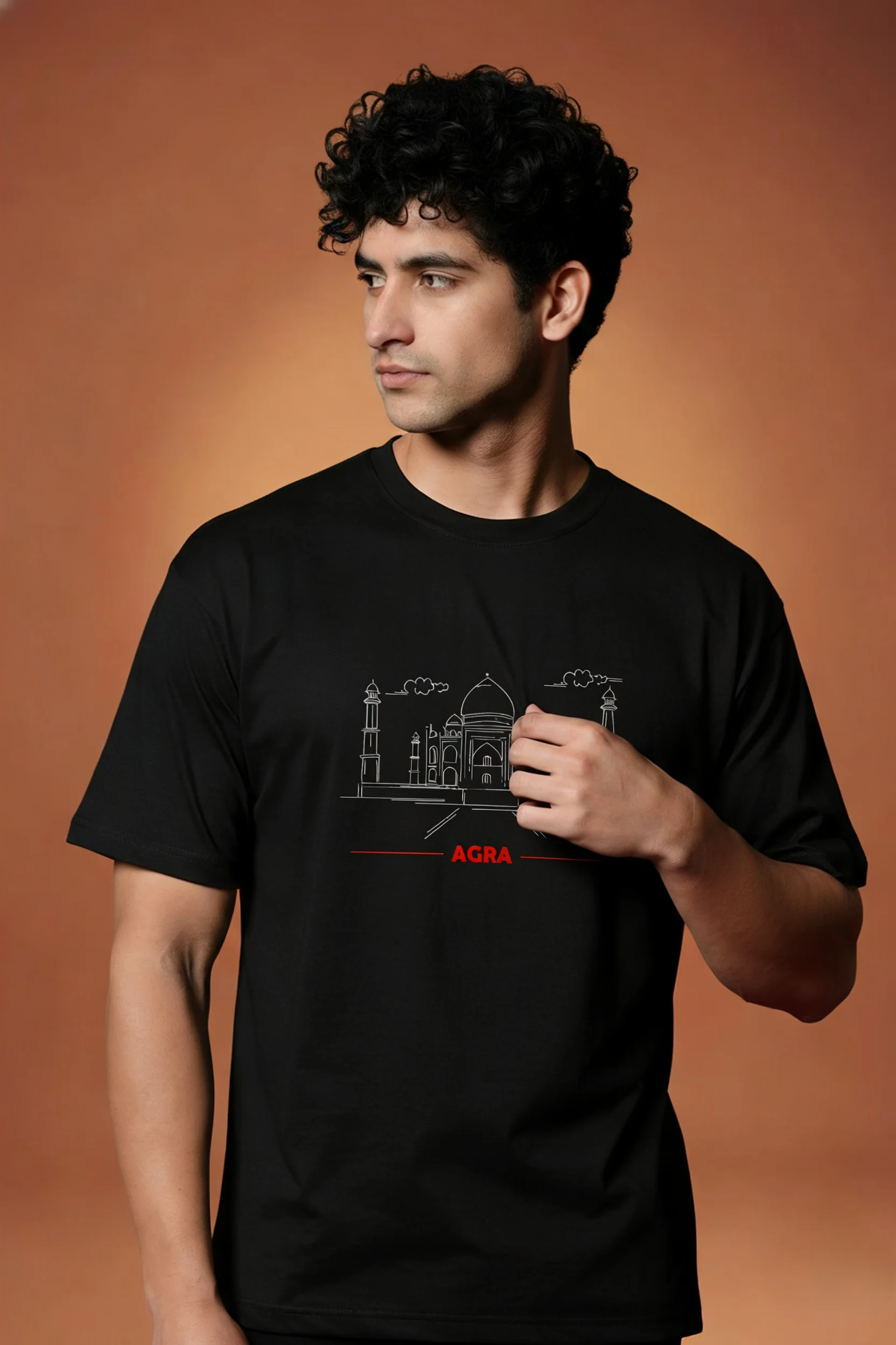 Men Printed Regular Cotton T-Shirt - Image 3