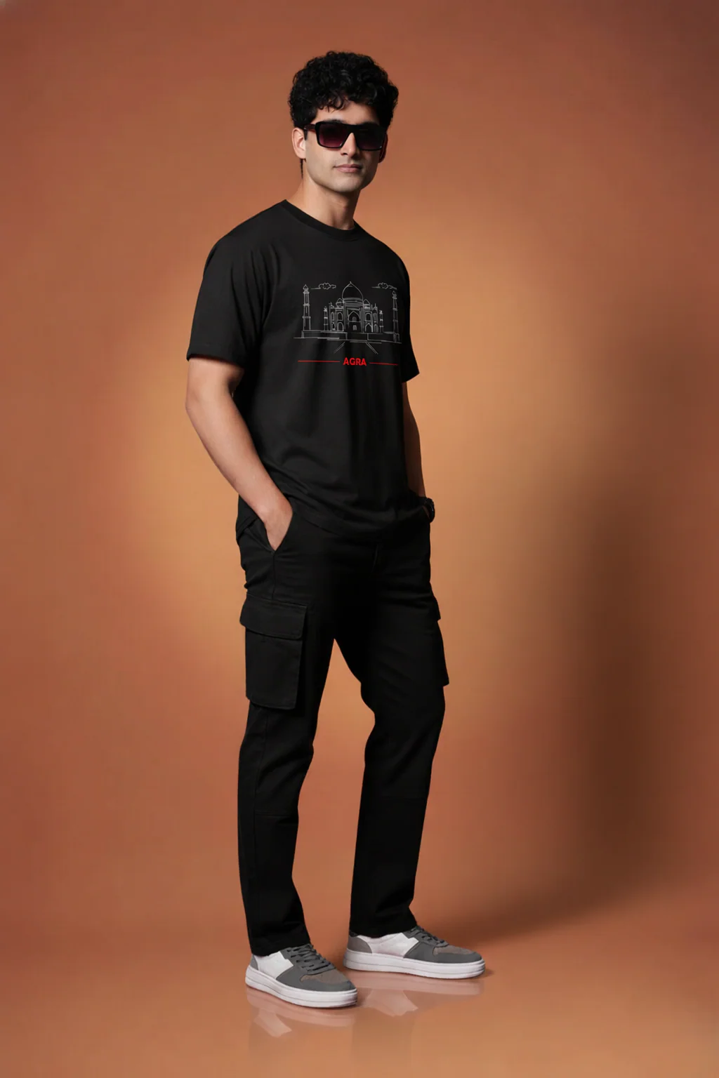 Men Printed Regular Cotton T-Shirt - Image 6