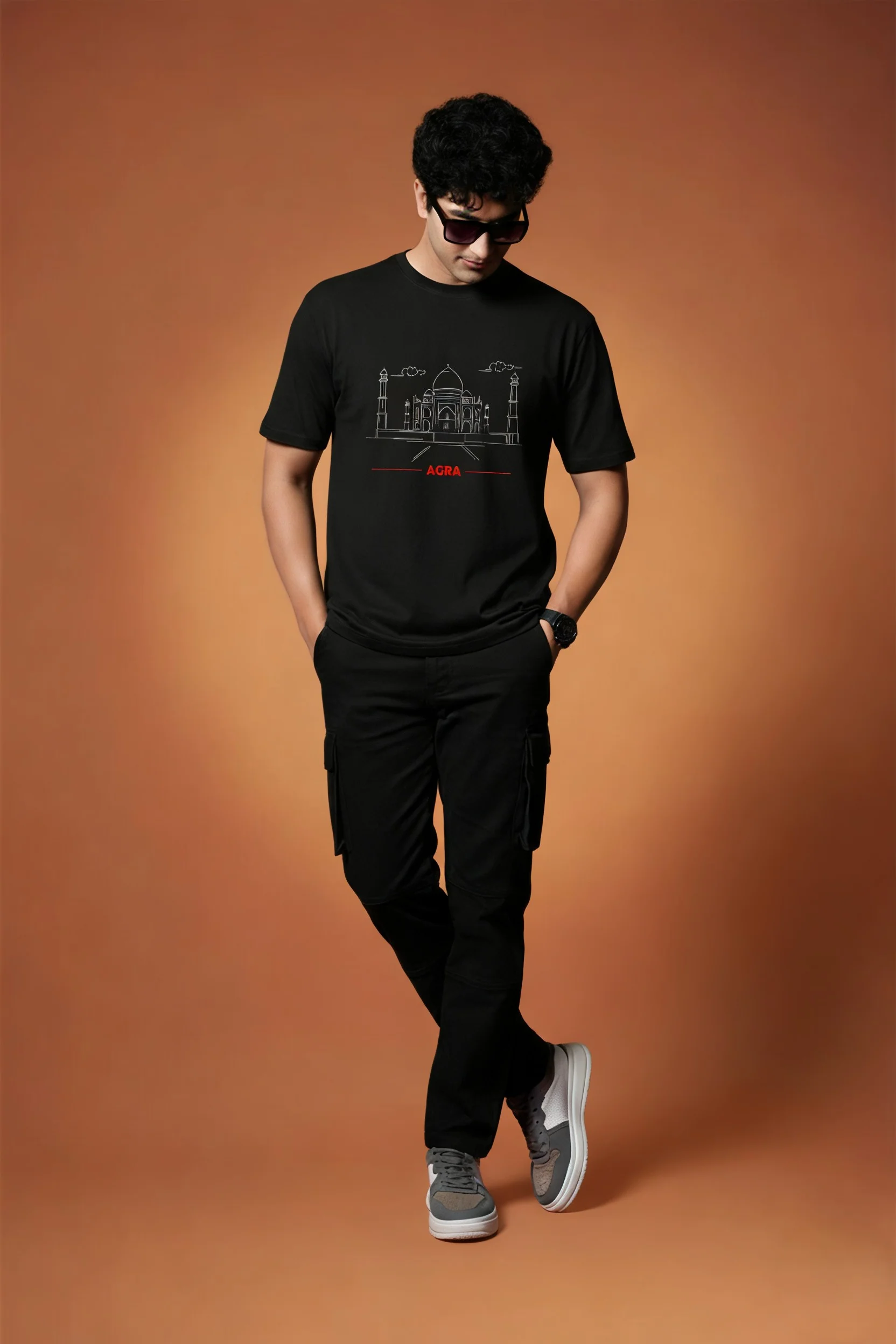 Men Printed Regular Cotton T-Shirt - Image 7