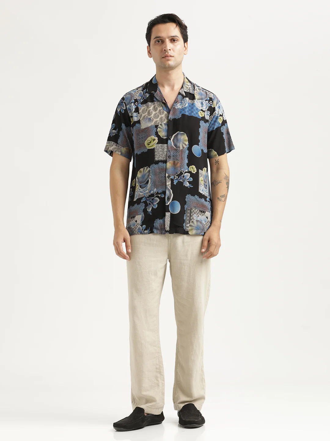 Men Printed Resort Shirt - Image 5