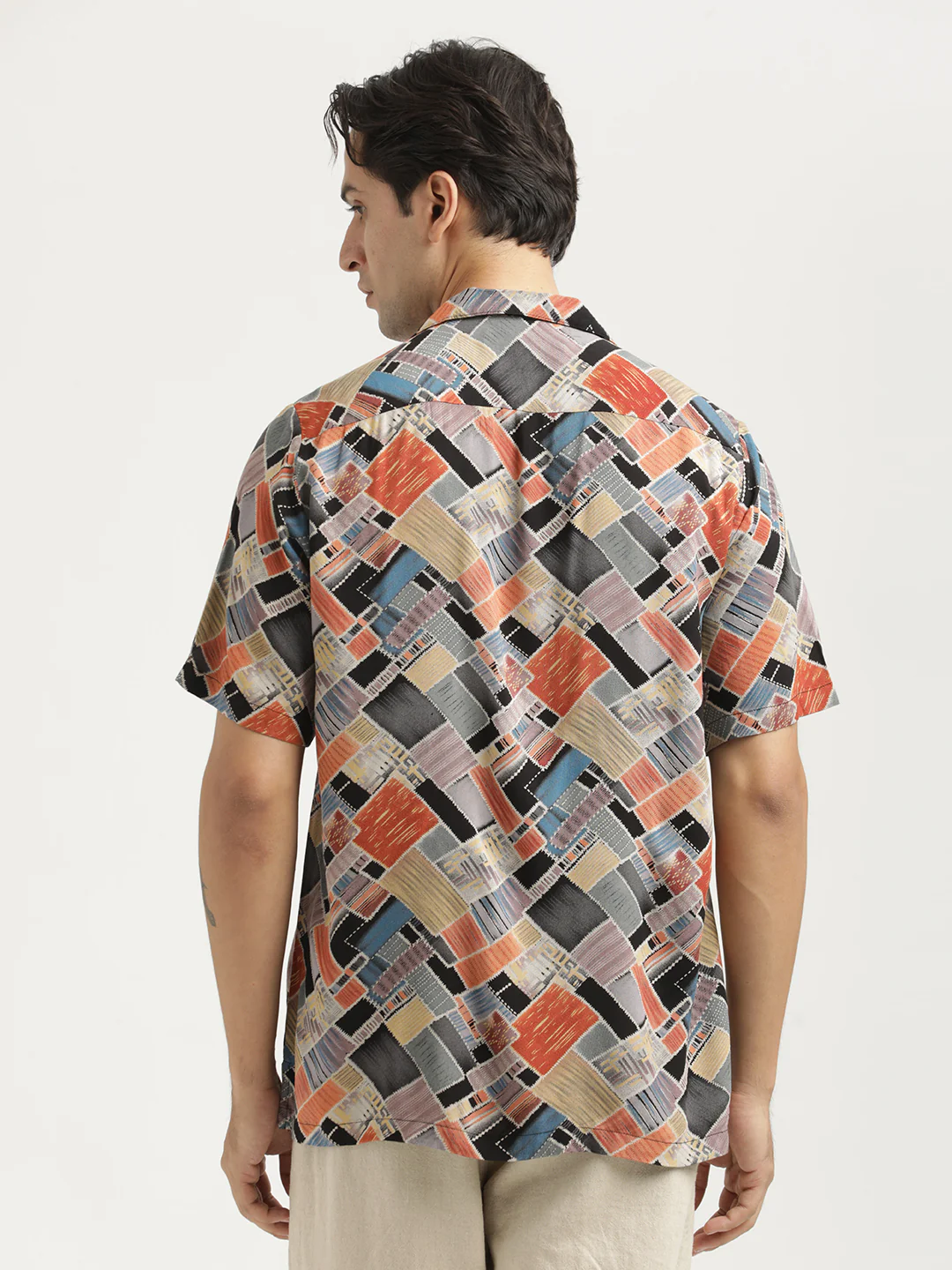 Men Printed Resort Shirt - Image 3