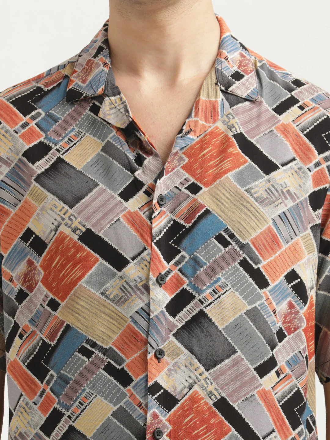 Men Printed Resort Shirt - Image 5