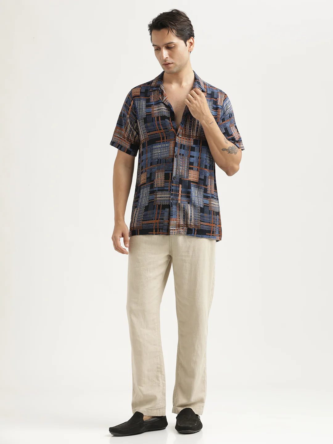 Men Printed Resort Shirt - Image 6
