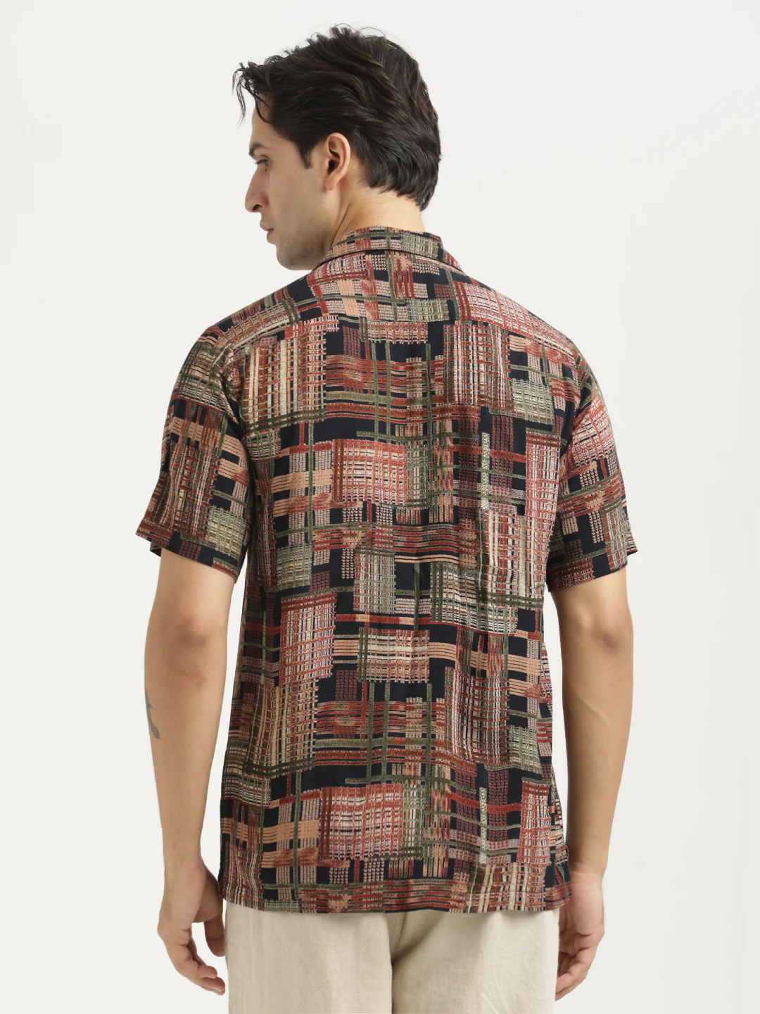 Men Printed Resort Shirt - Image 3