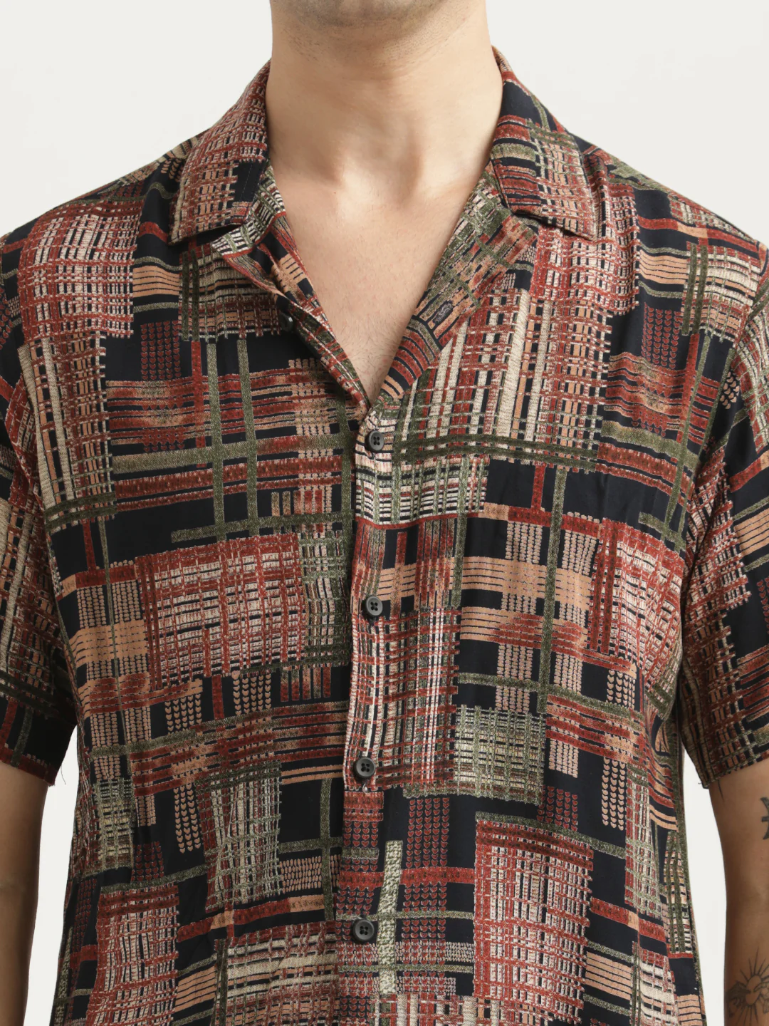Men Printed Resort Shirt - Image 5
