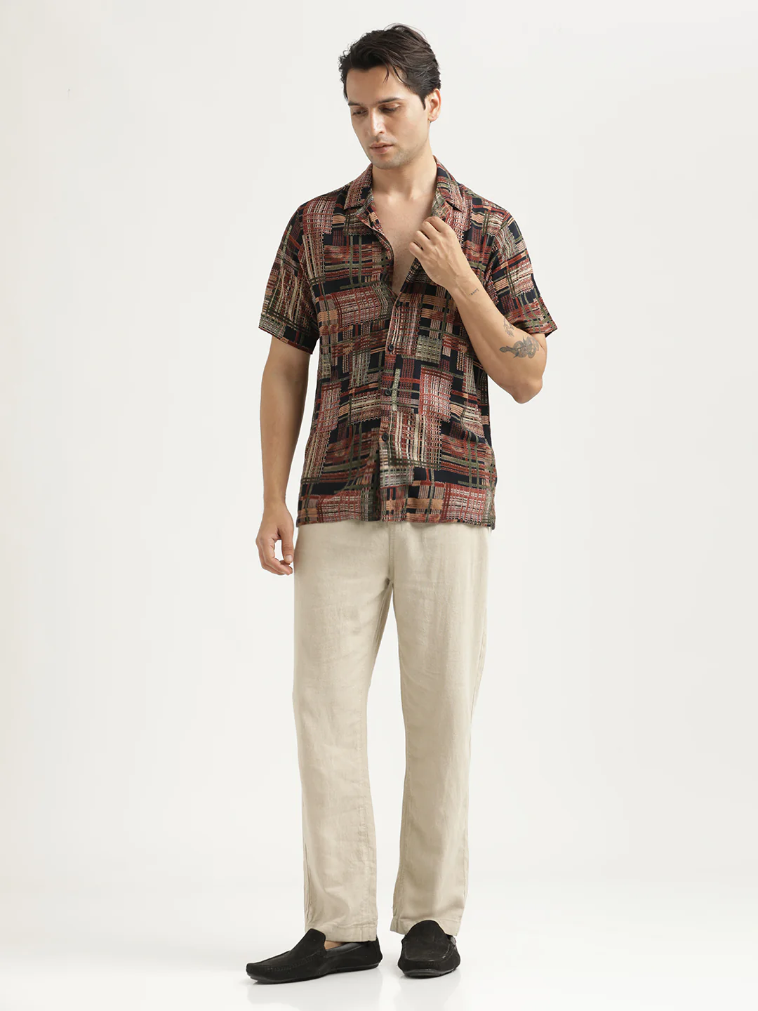 Men Printed Resort Shirt - Image 6