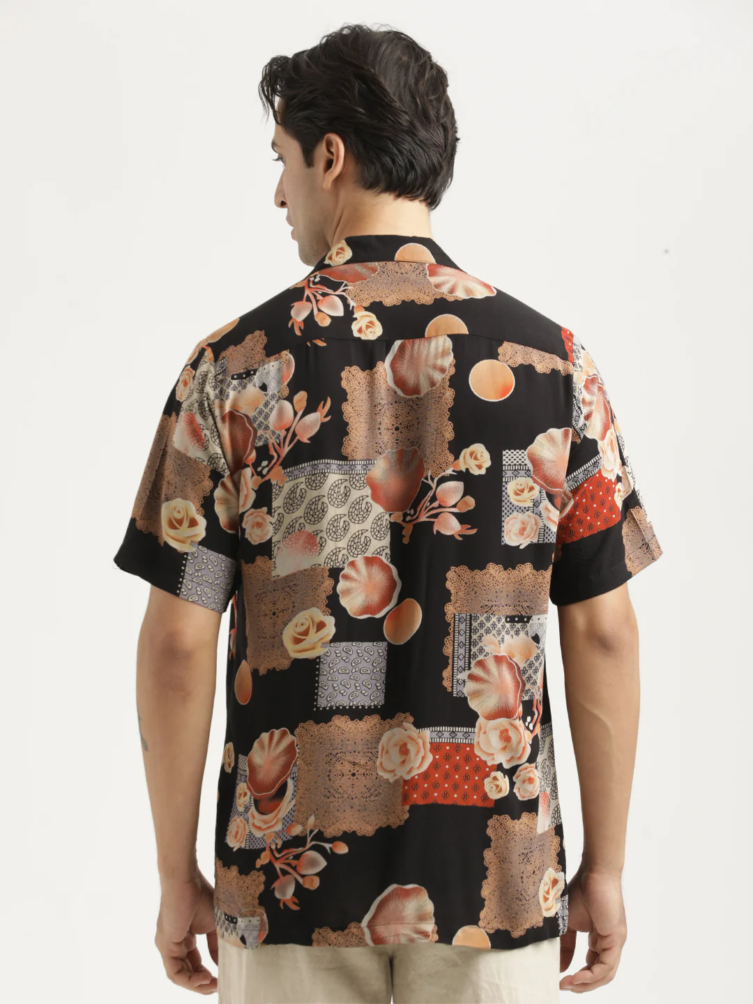 Men Printed Resort Shirt - Image 3