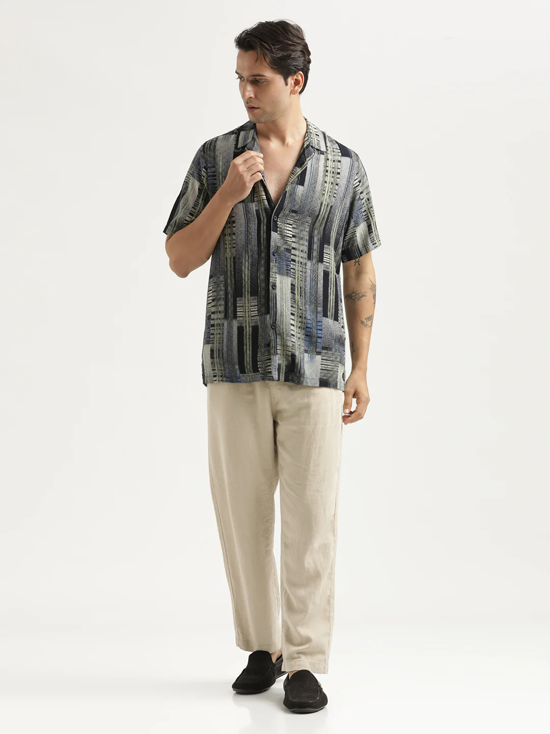 Men Printed Resort Shirt - Image 6