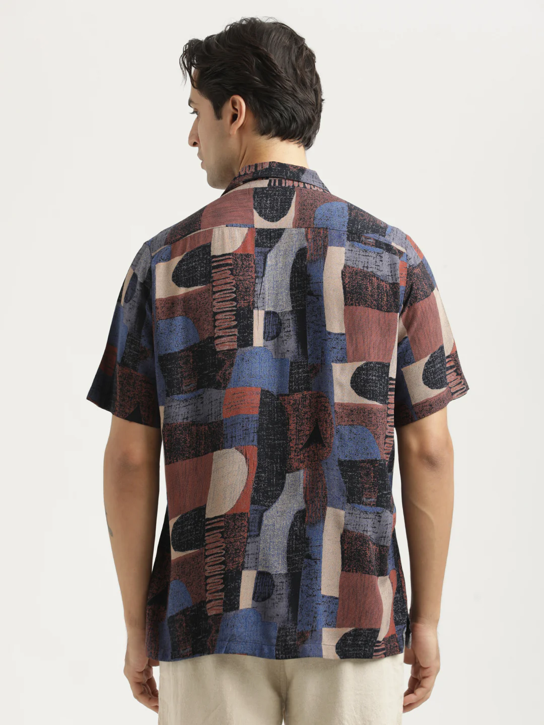 Men Printed Resort Shirt - Image 3