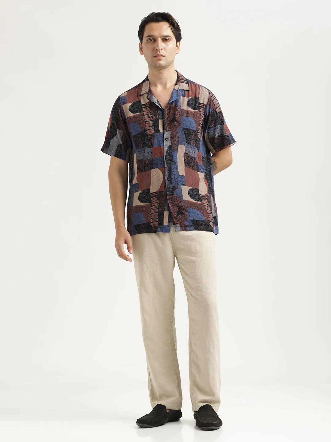 Men Printed Resort Shirt - Image 5