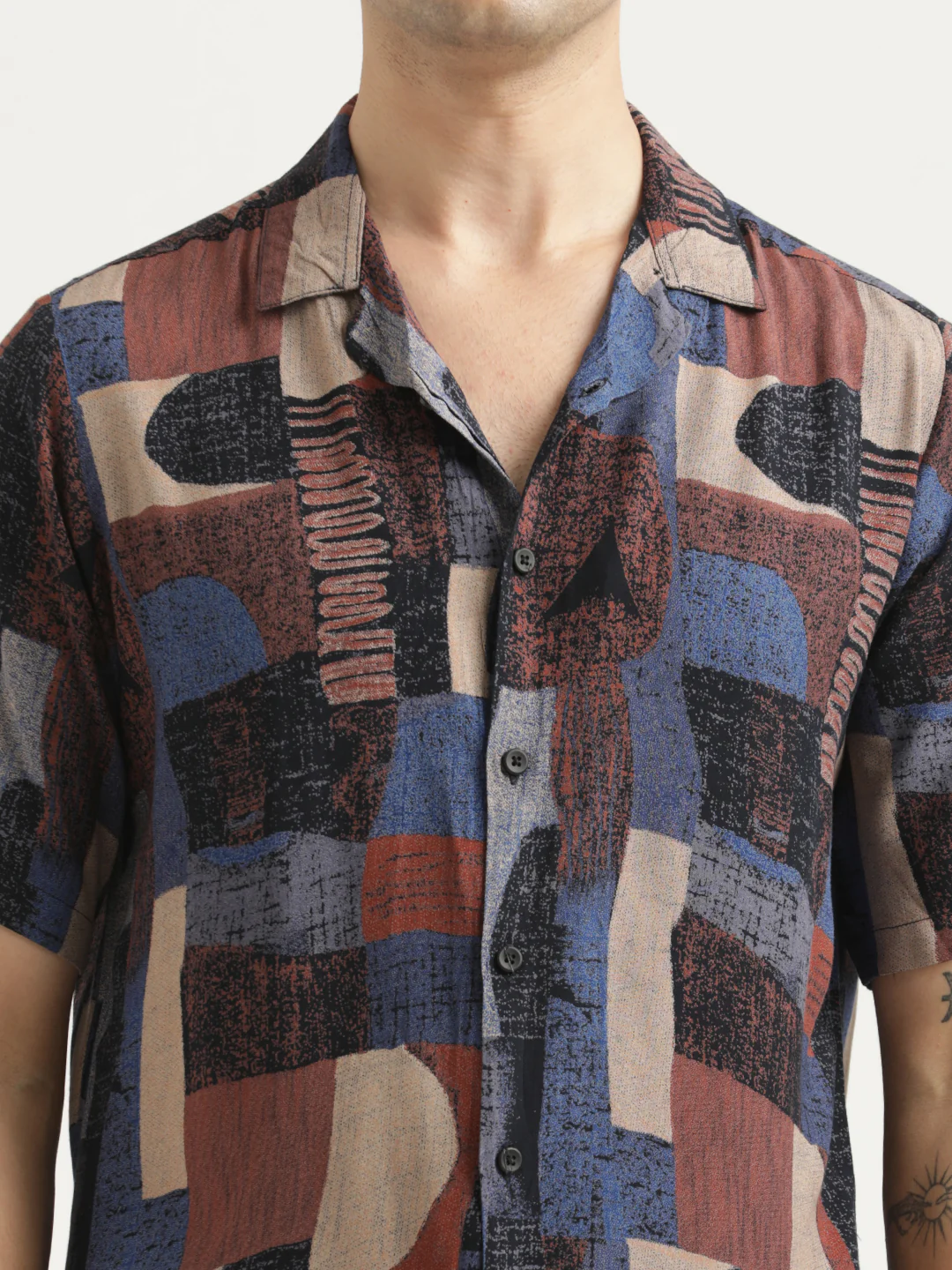 Men Printed Resort Shirt - Image 6