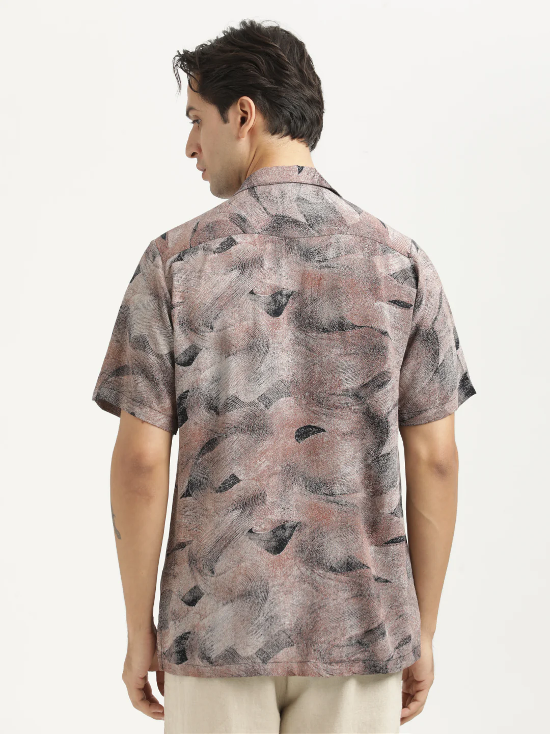 Men Printed Resort Shirt - Image 3