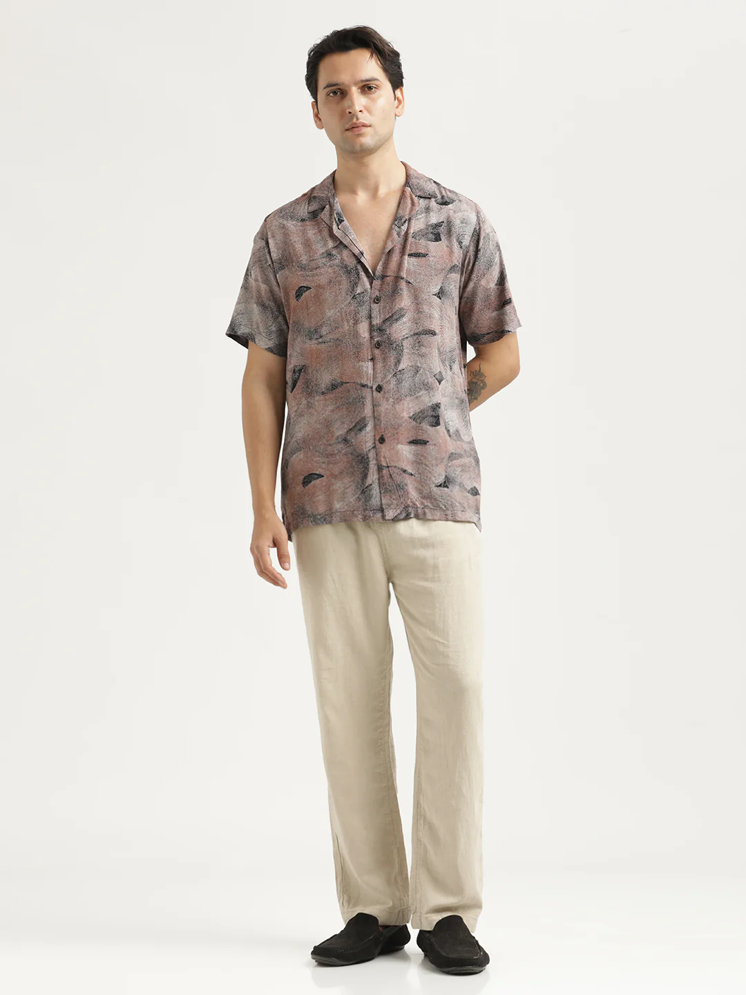 Men Printed Resort Shirt - Image 6