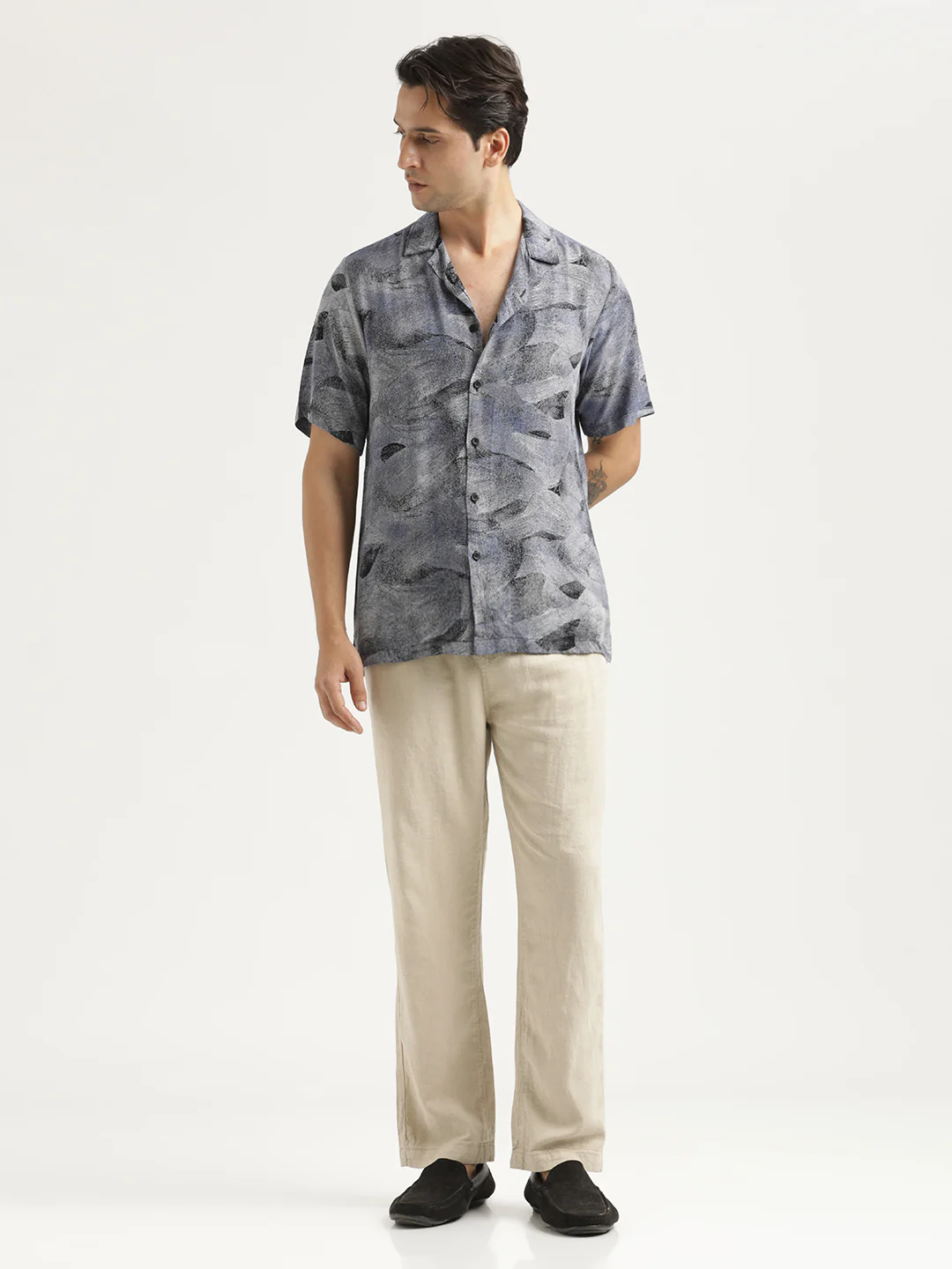 Men Printed Resort Shirt - Image 6