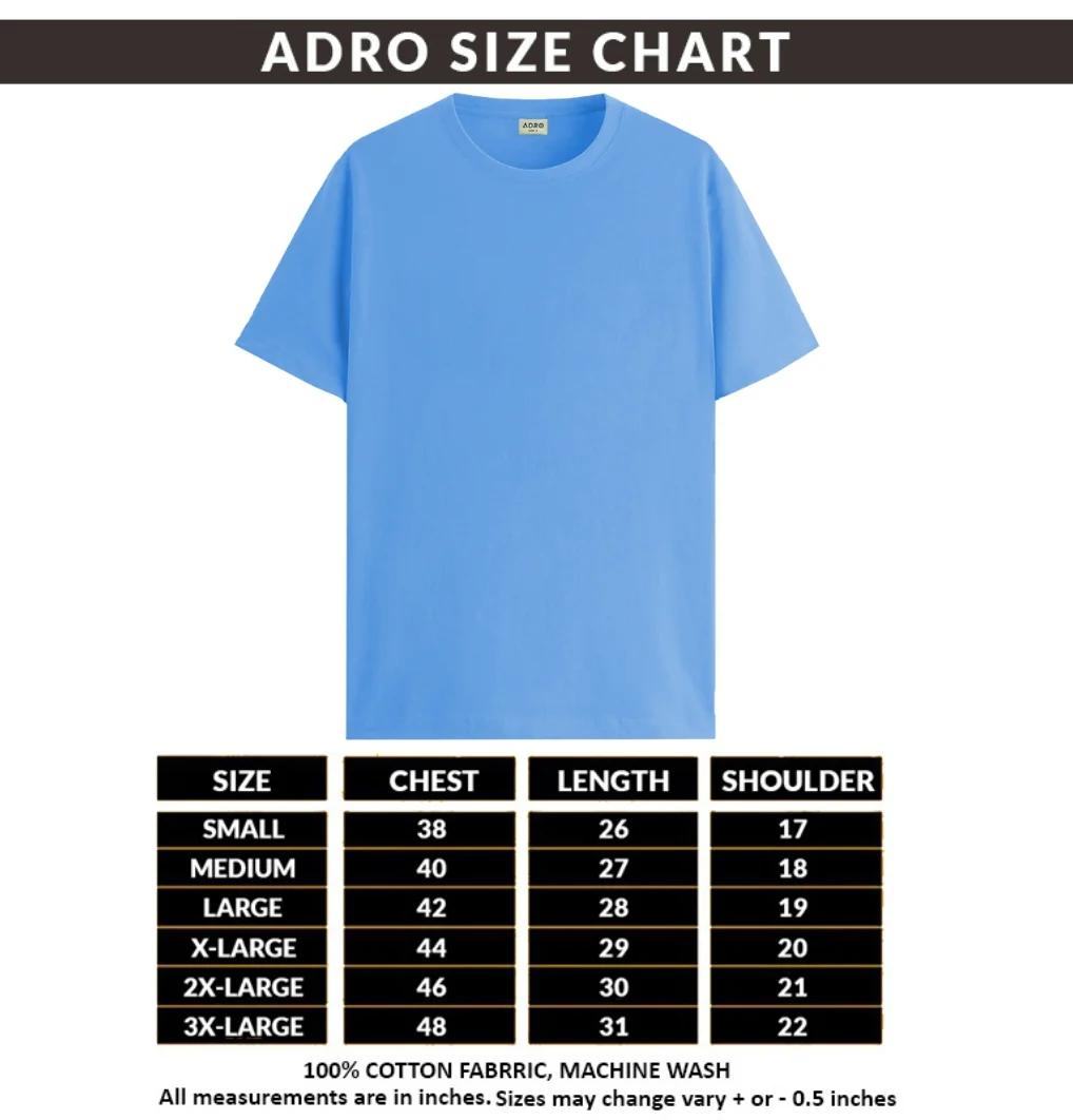 Men Printed Sky Blue T Shirt - Image 5