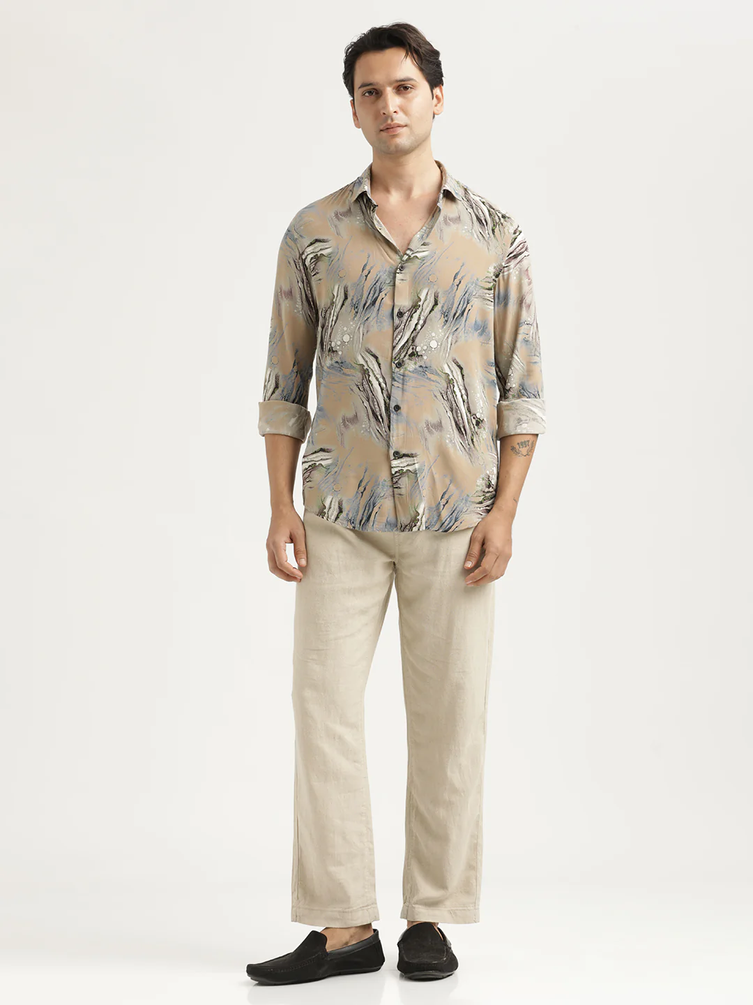 Men Printed Viscose Shirt - Image 6