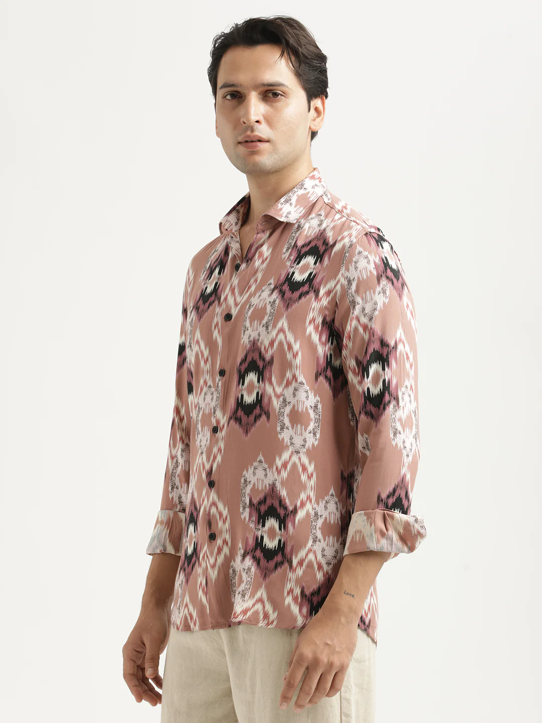 Men Printed Viscose Shirt - Image 4