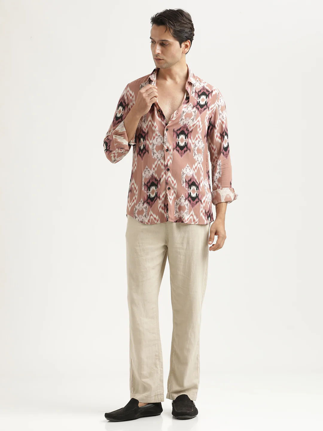 Men Printed Viscose Shirt - Image 6