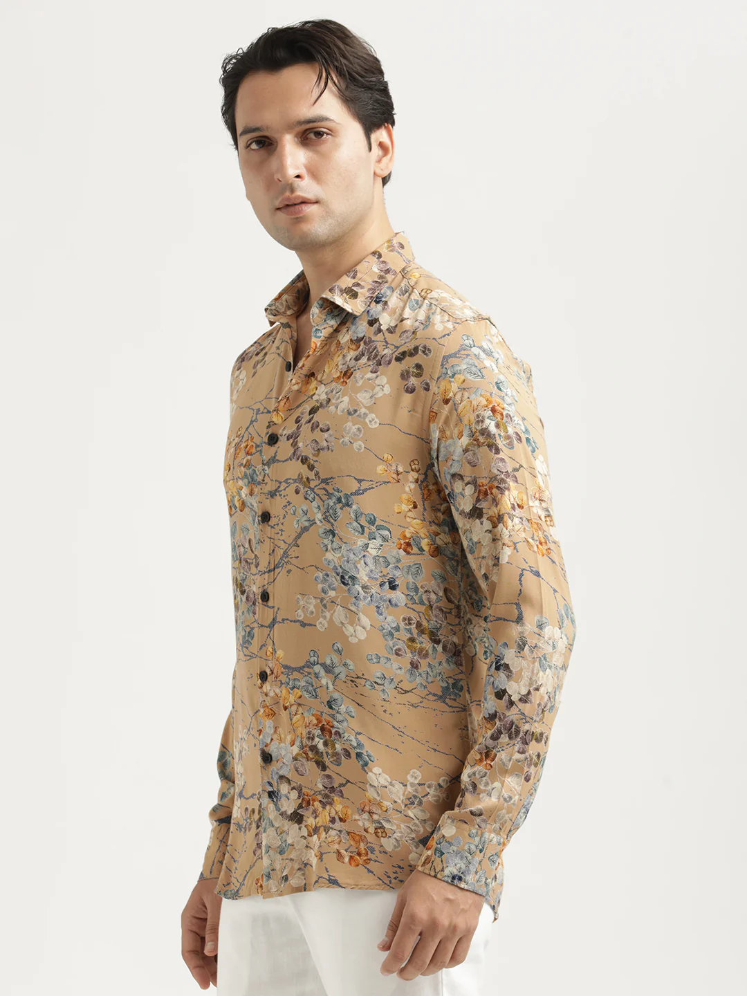 Men Printed Viscose Shirt - Image 4