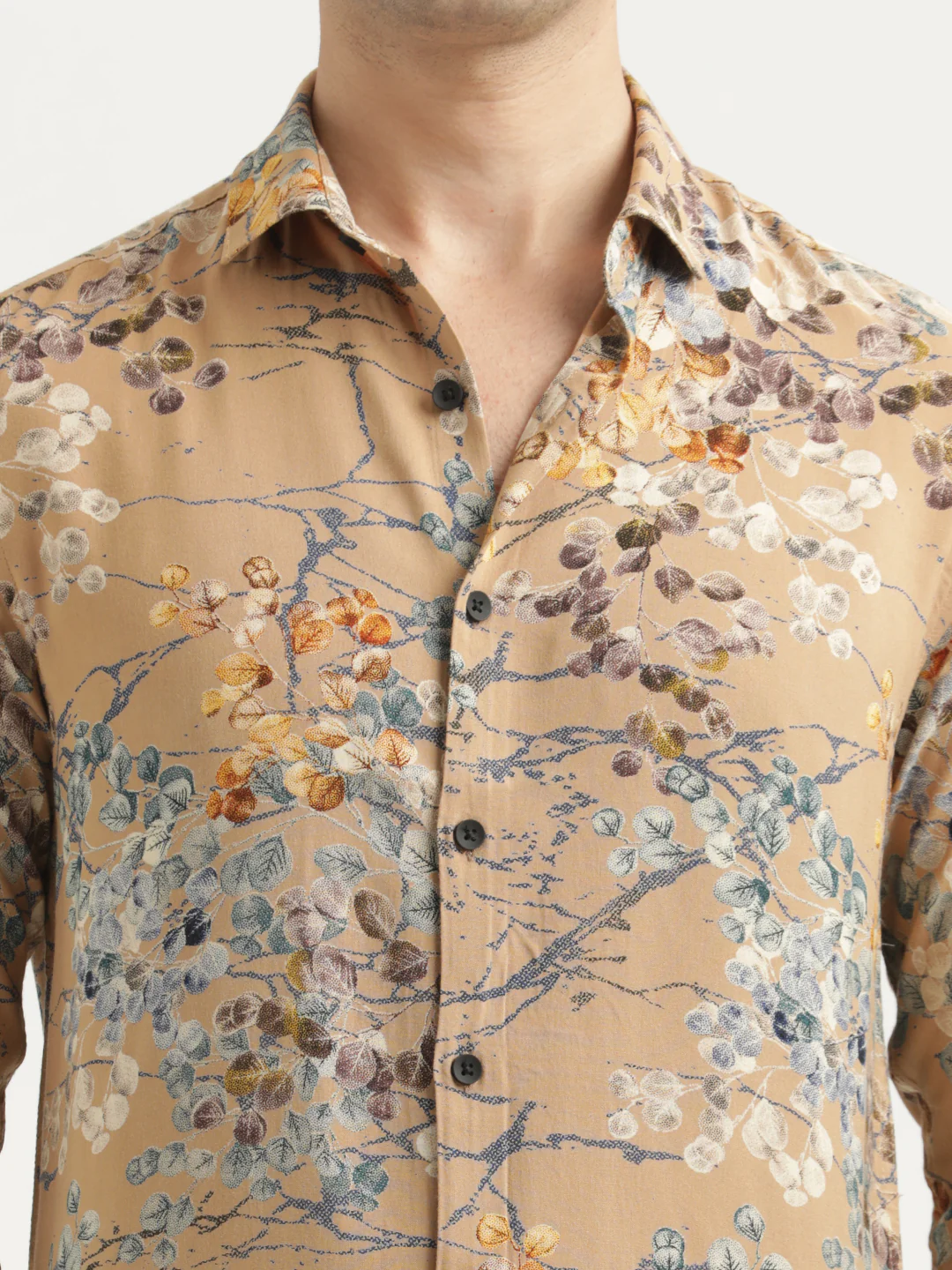 Men Printed Viscose Shirt - Image 5