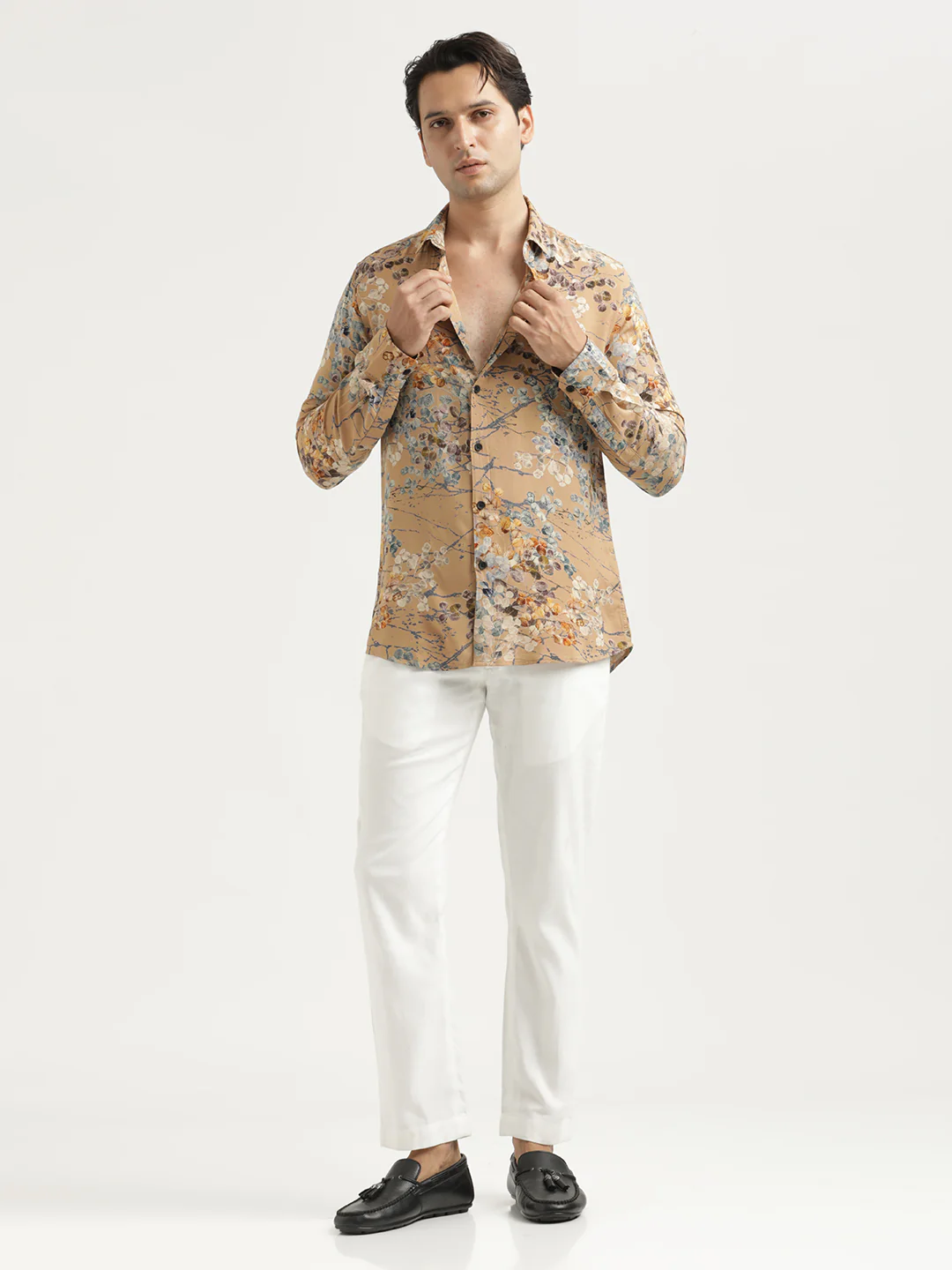 Men Printed Viscose Shirt - Image 6