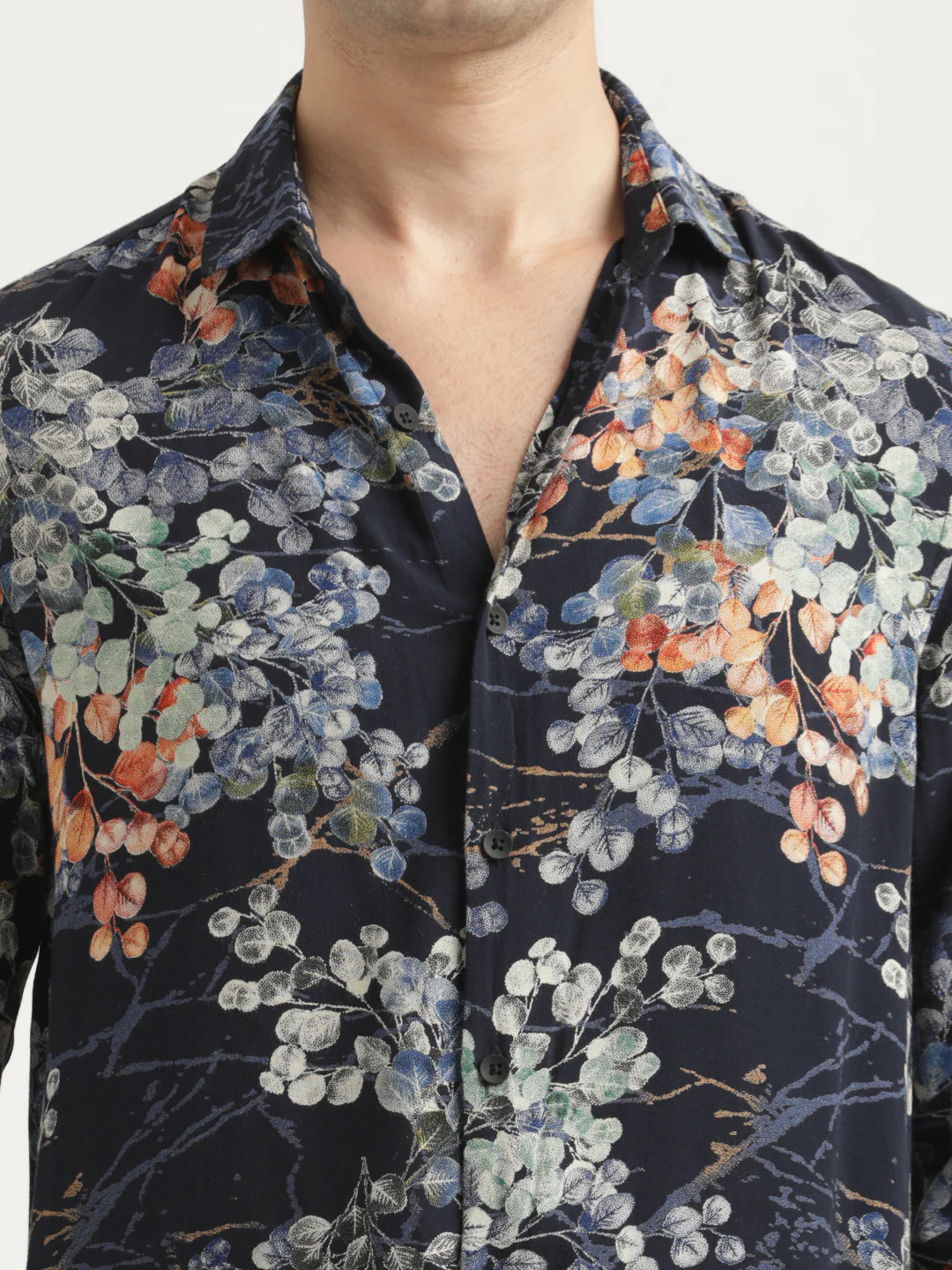 Men Printed Viscose Shirt - Image 5