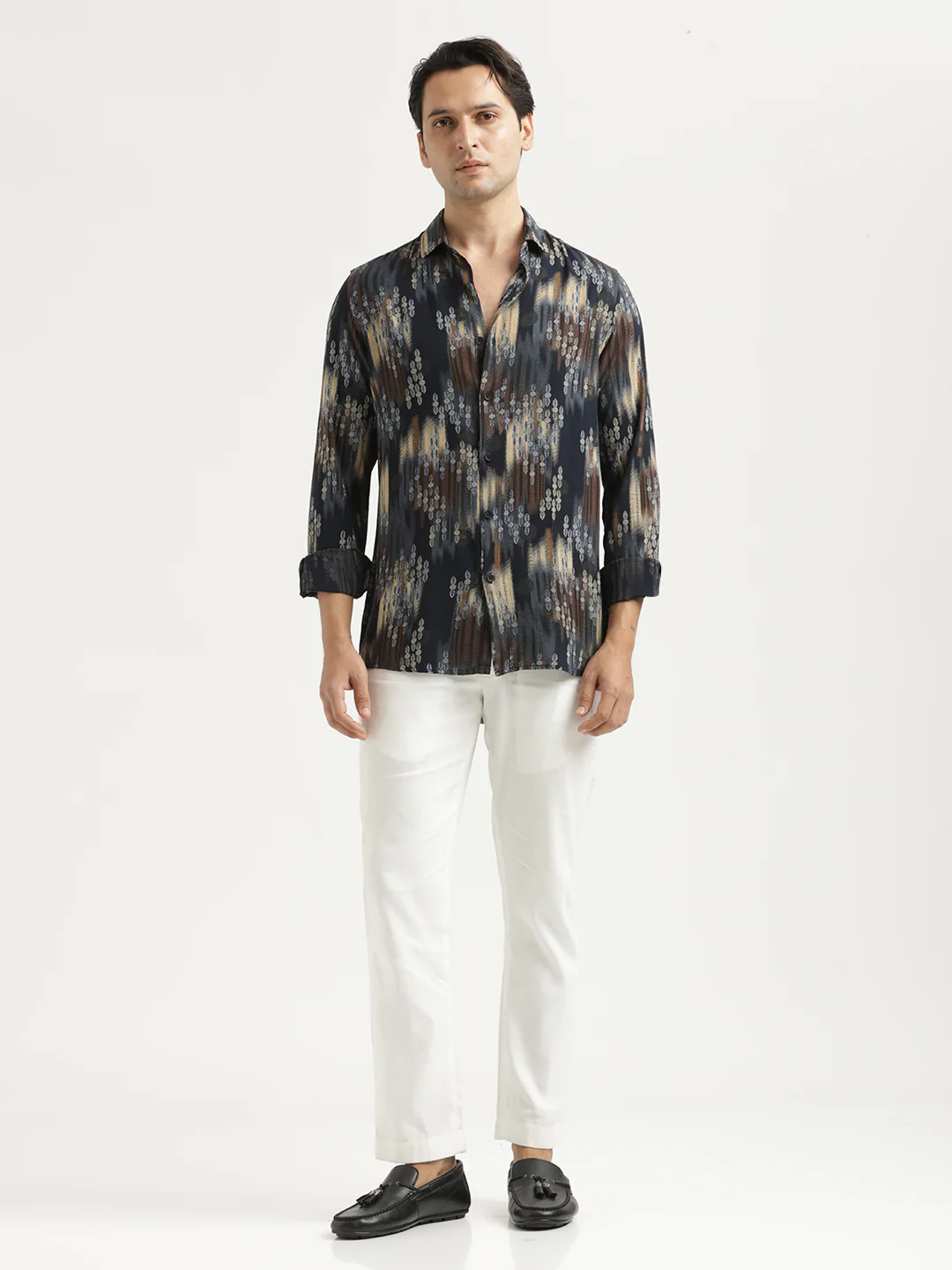 Men Printed Viscose Shirt - Image 6