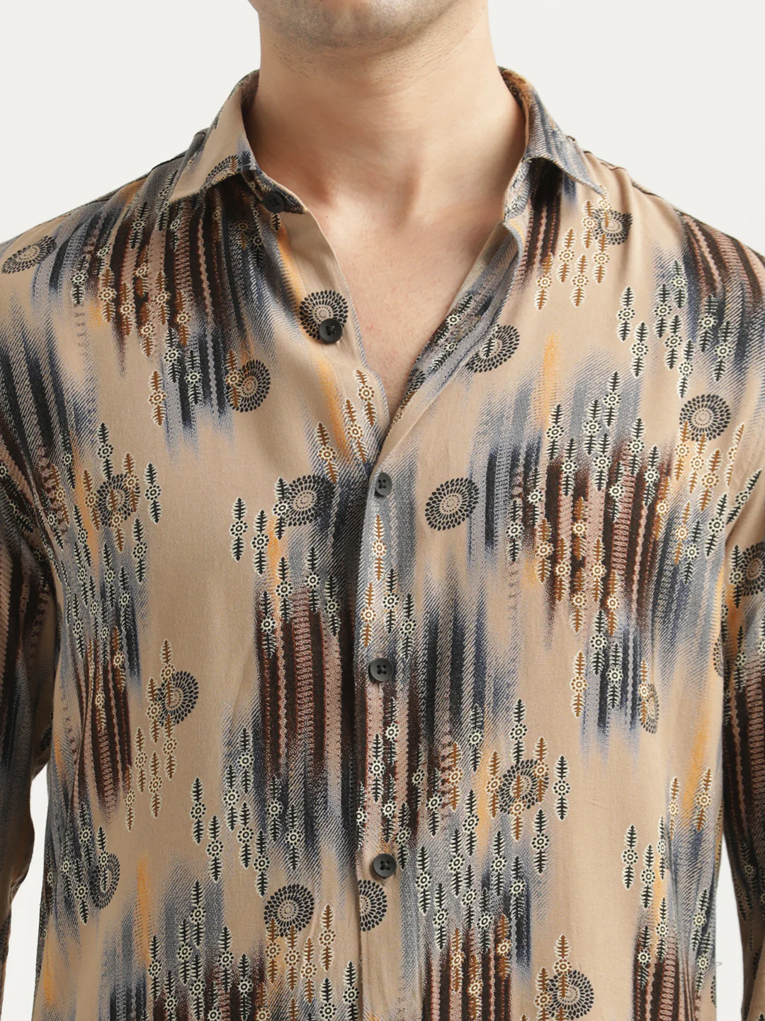 Men Printed Viscose Shirt - Image 5