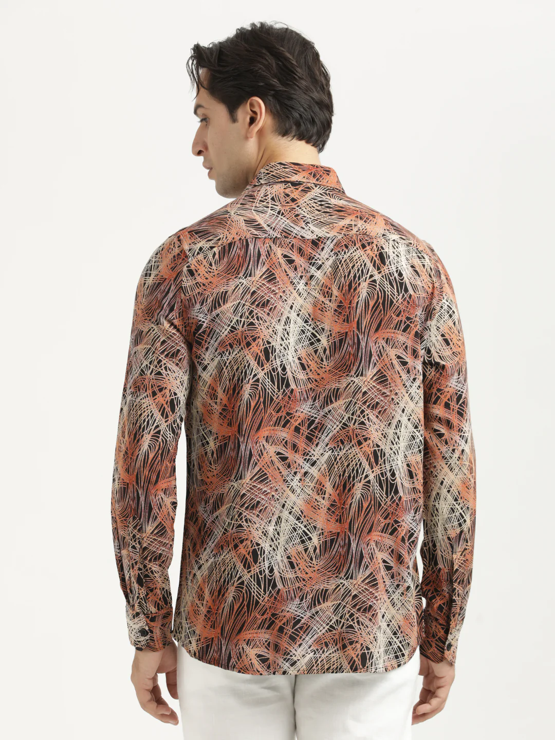 Men Printed Viscose Shirt - Image 3