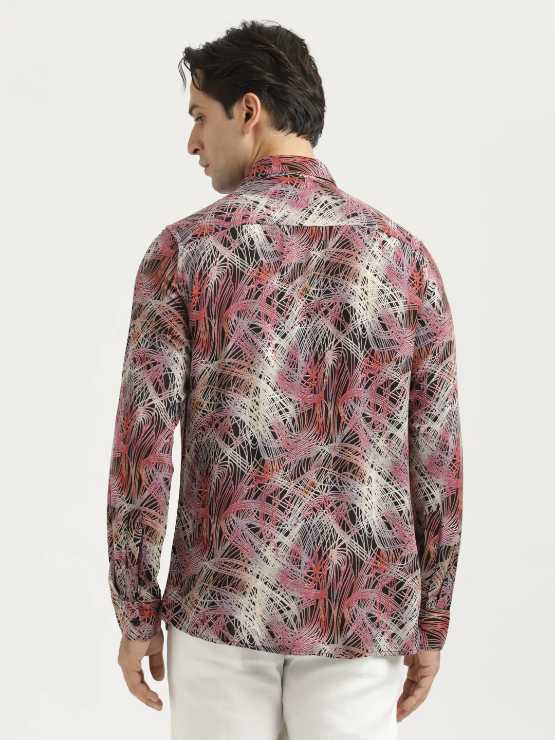 Men Printed Viscose Shirt - Image 3