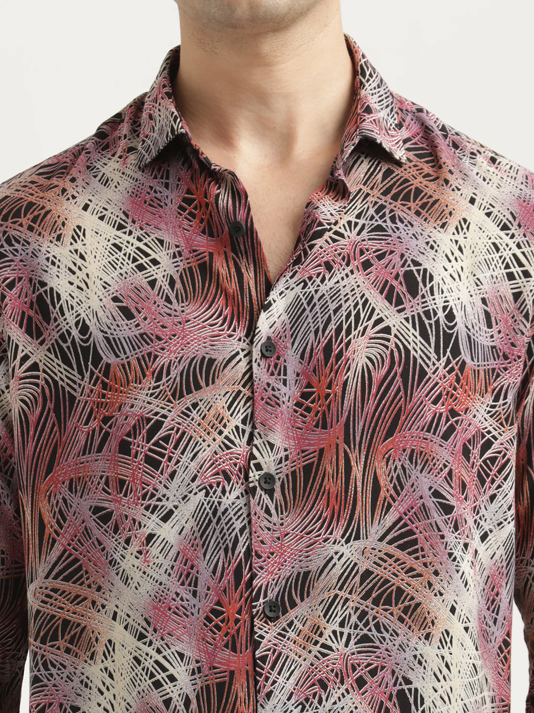 Men Printed Viscose Shirt - Image 5