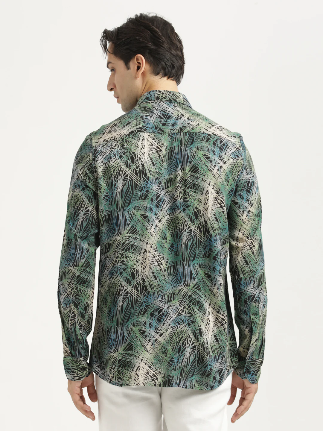 Men Printed Viscose Shirt - Image 3