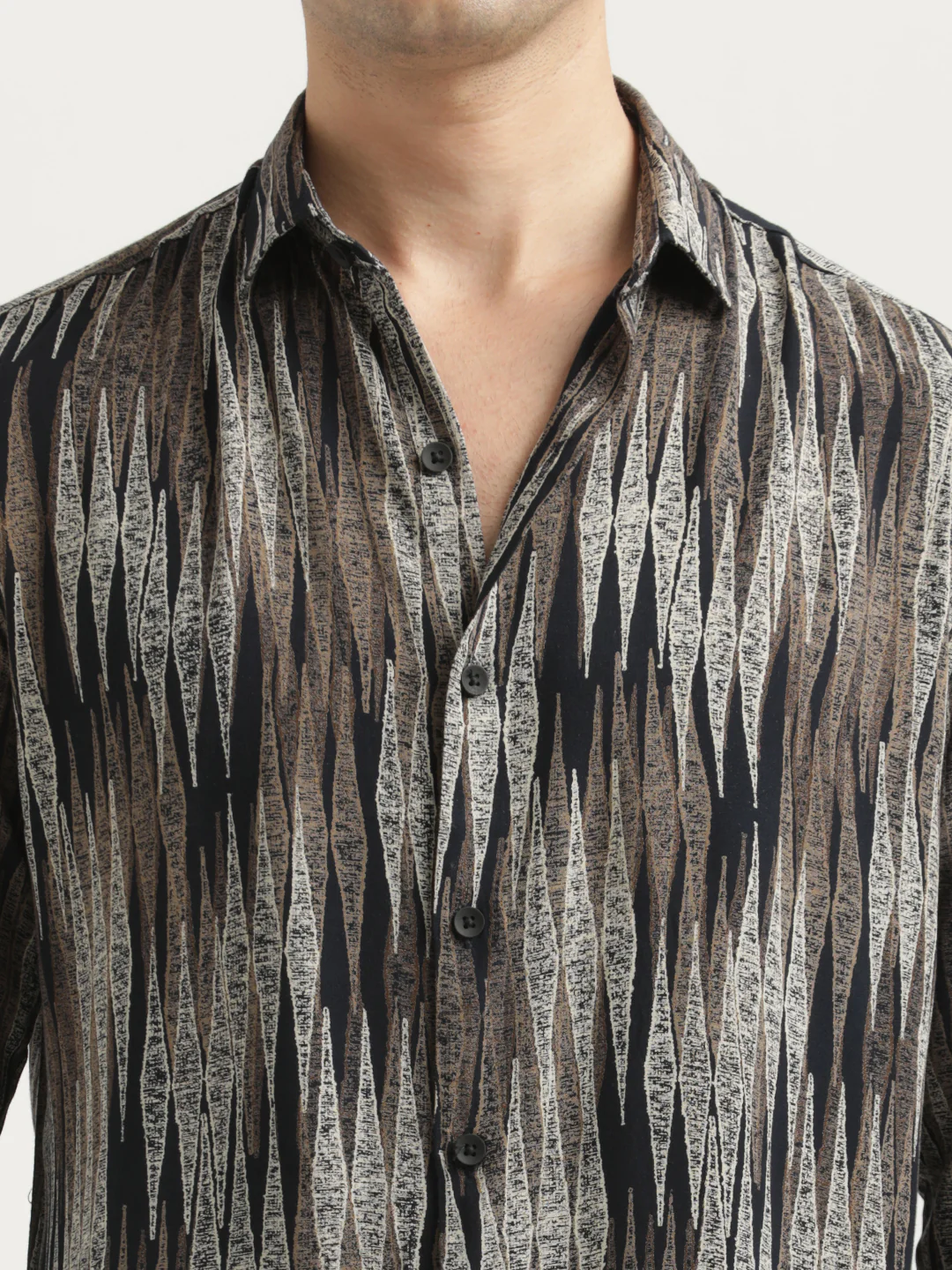 Men Printed Viscose Shirt - Image 4