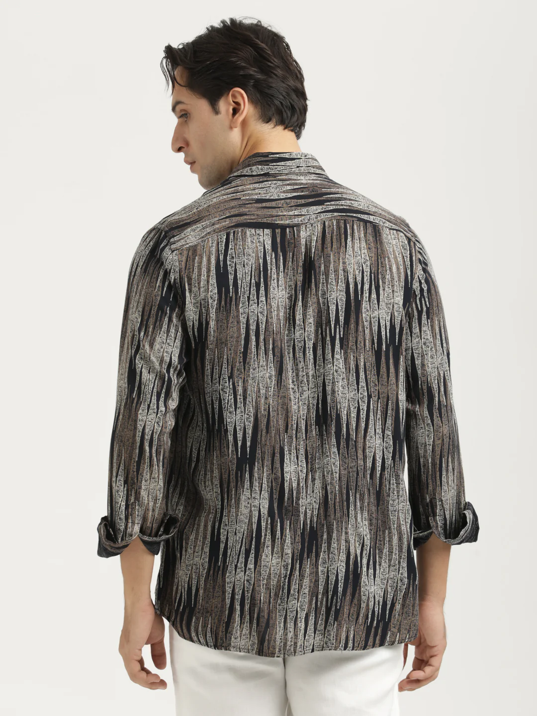 Men Printed Viscose Shirt - Image 6