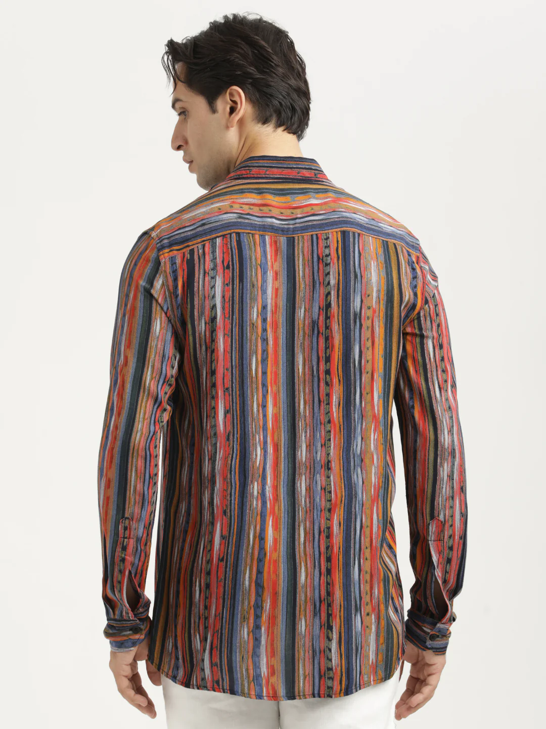 Men Printed Viscose Shirt - Image 3